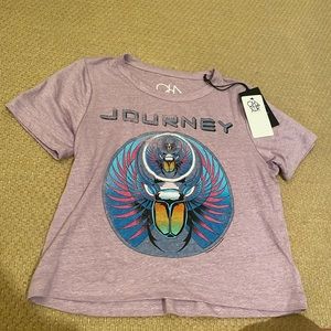 Purple Linen Chaser Journey Crop Top